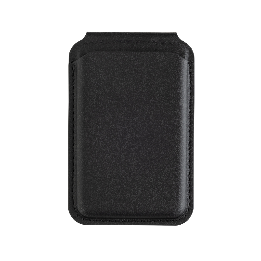 Swiss Peak Tech Magstand portacarte magnetico nero in PU riciclato