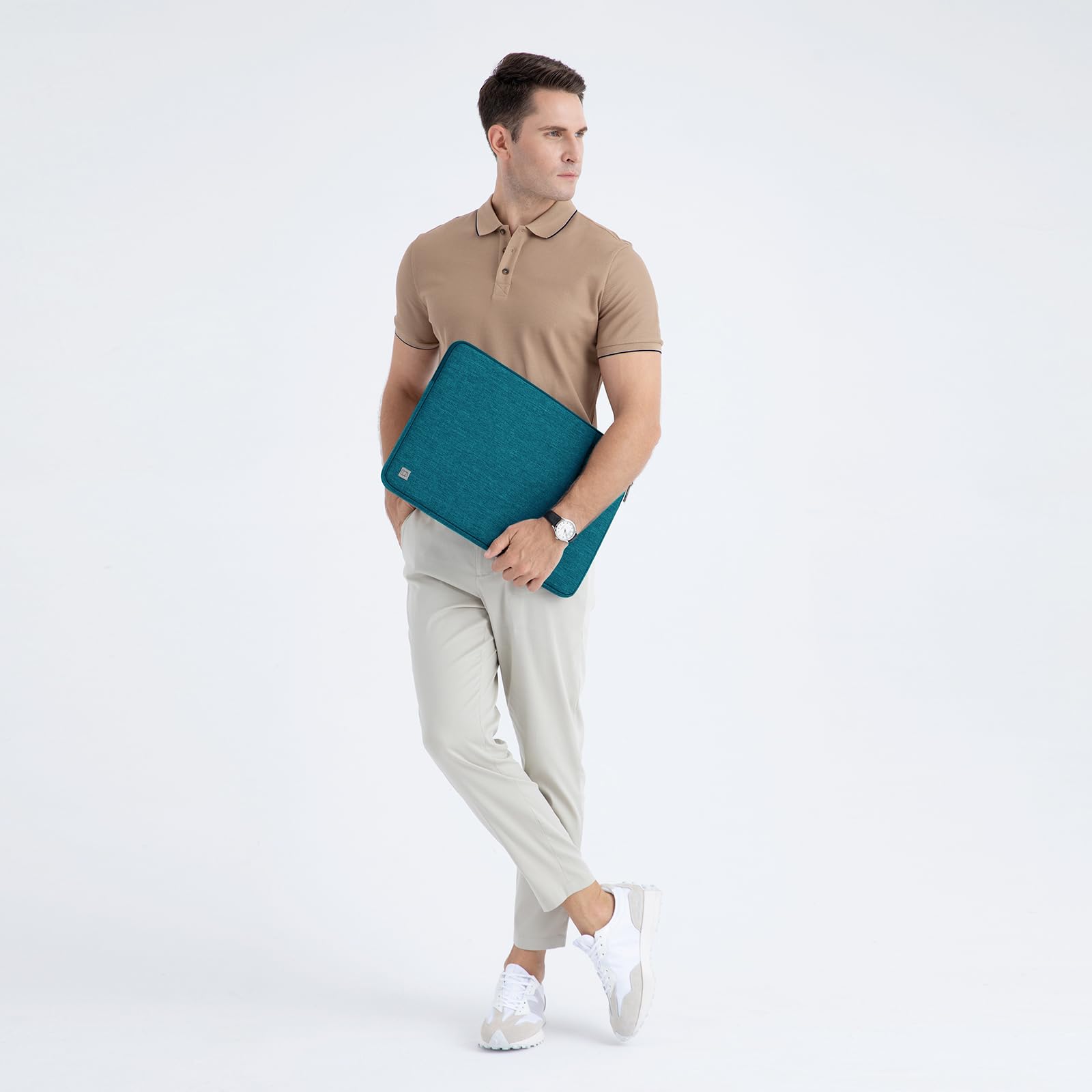 Domiso Laptop Sleeve 17,3" custodia laptop turchese impermeabile