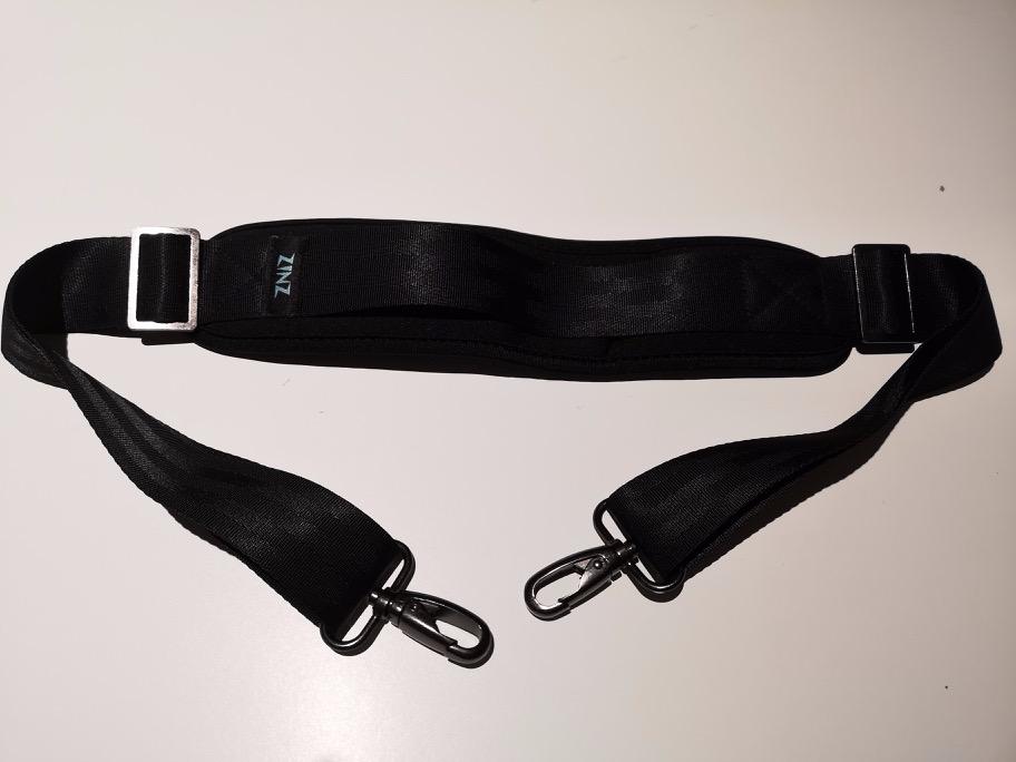 ZINZ Shoulder Pads Cinturino Regolabile con Imbottitura Fissa Spessa tracolla nera
