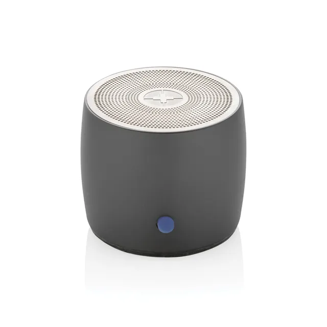 Swiss Peak Audio speaker bass 3W grigio in alluminio riciclato RCS
