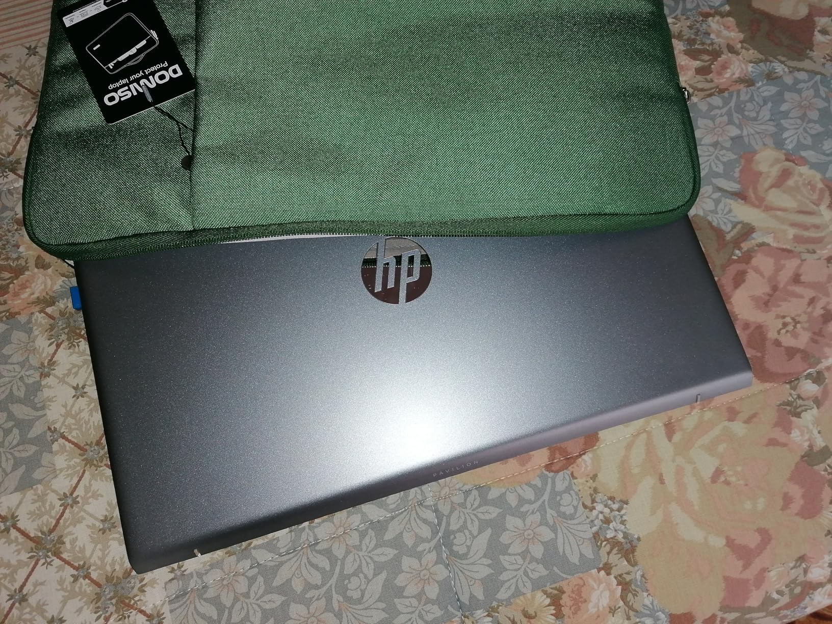 Domiso Laptop Sleeve 17,3" custodia laptop verde avocado impermeabile