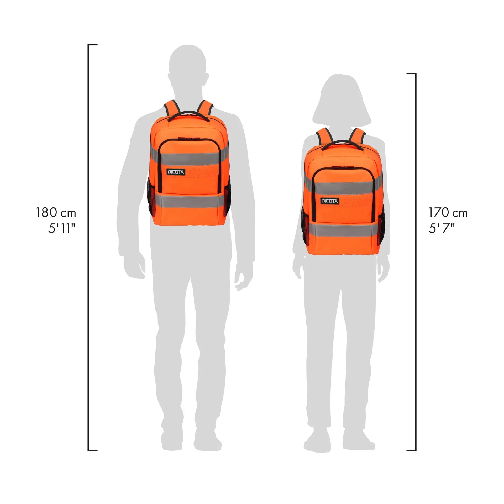 BASE XXO Backpacks HI-VIS Base zaino 24 L arancione idrorepellente