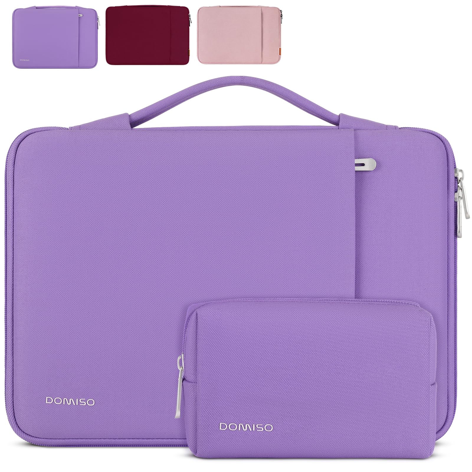 Domiso Laptop Sleeve 13,3 pollici custodia laptop viola impermeabile