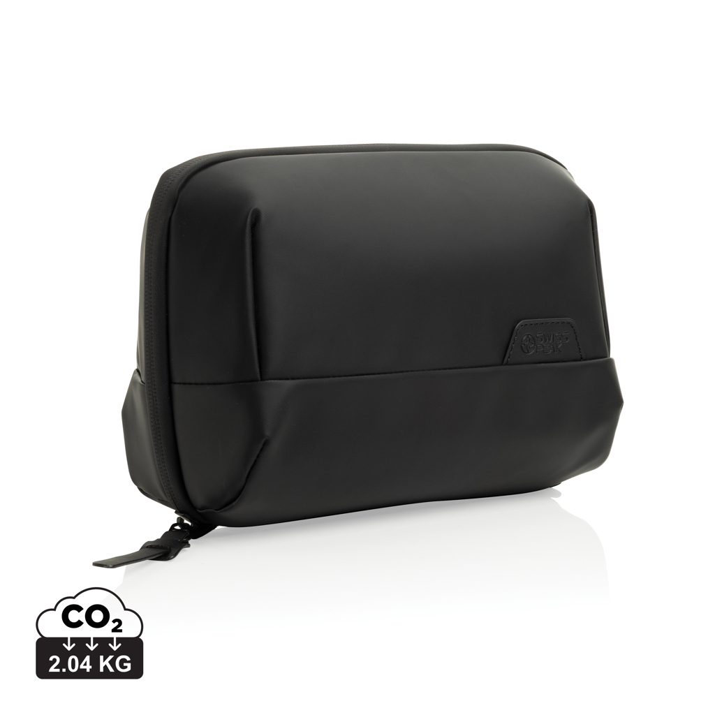 Swiss Peak OSLO pochette da viaggio nera 24×11×16 cm, fodera lavabile