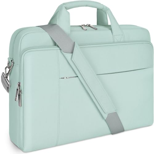 Domiso Laptop Briefcase 14 Pollici Borsa Laptop Impermeabile Verde Menta
