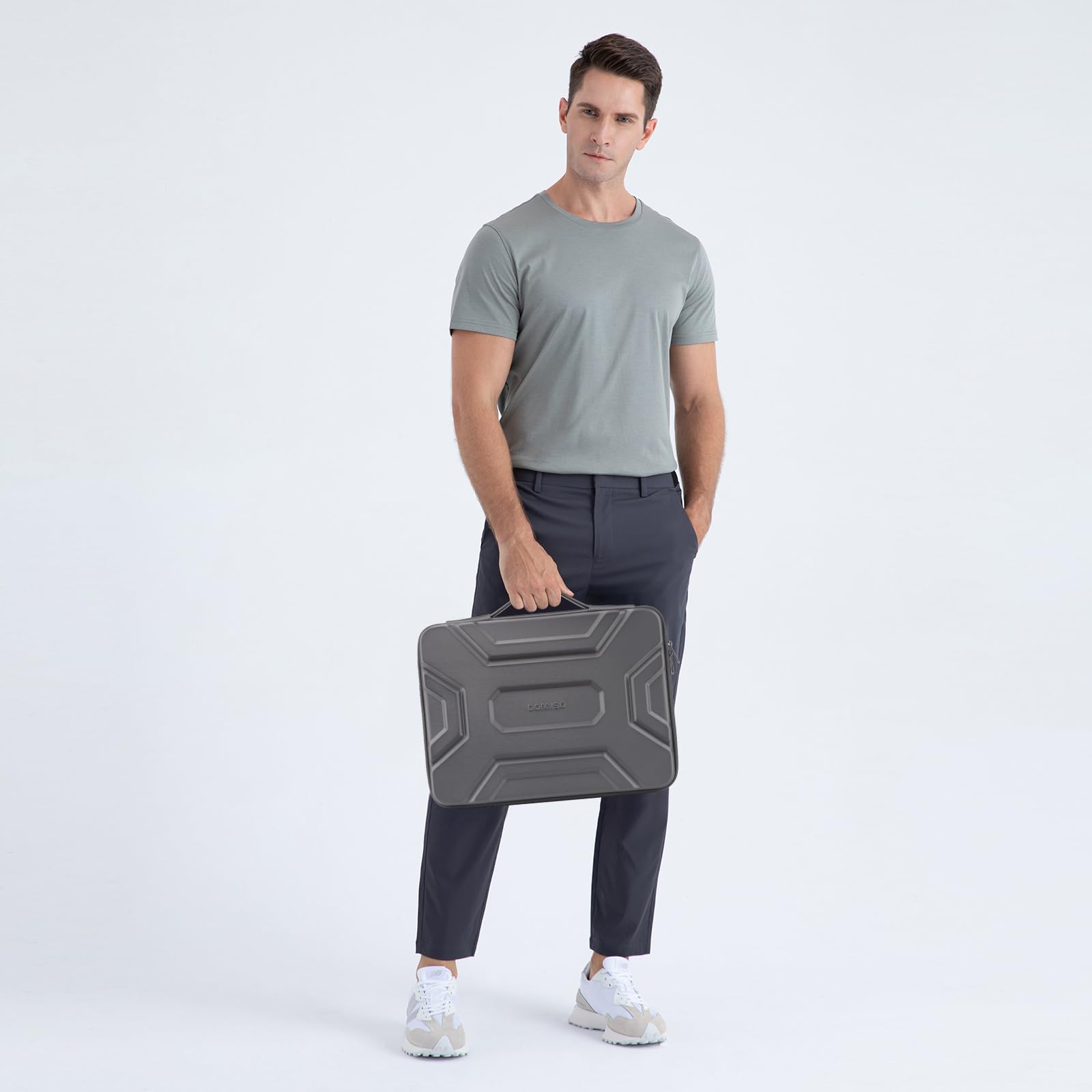 Domiso EVA Laptop Bag 17,3" custodia laptop grigio scuro antiurto