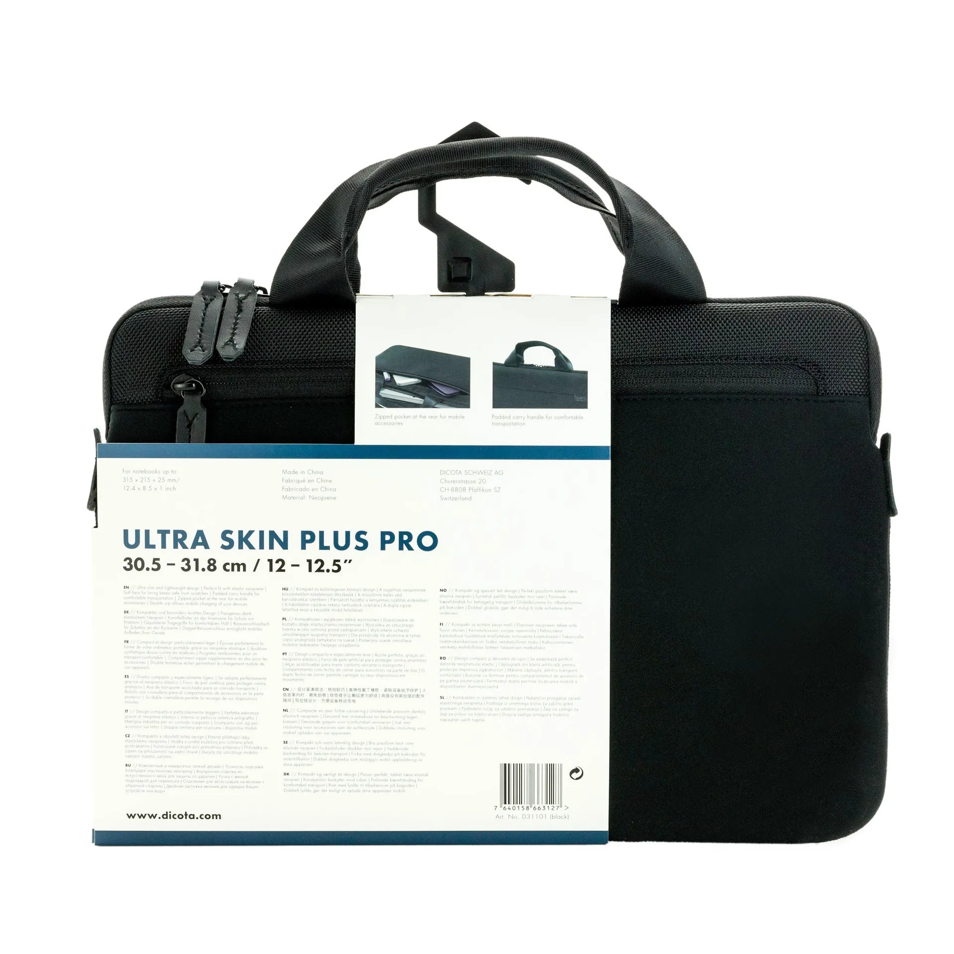 BASE XXO Sleeves Ultra Skin Plus PRO 12-12.5 sleeve laptop neoprene idrorepellente