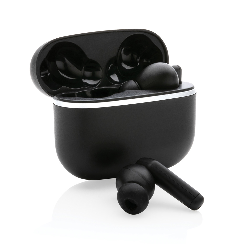 Swiss Peak Audio TWS 2.0 auricolari neri ABS riciclato RCS
