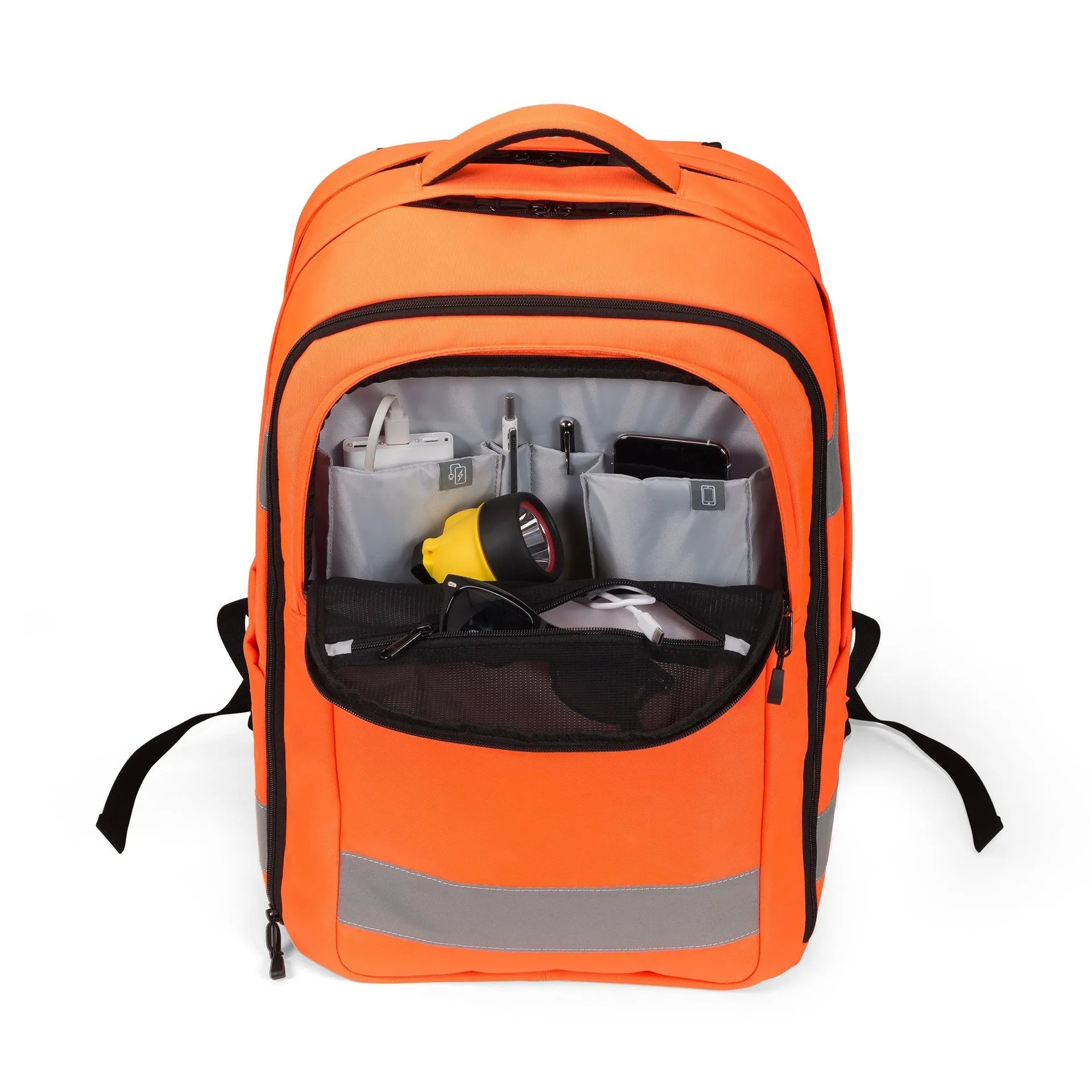BASE XXO Backpacks Backpack HI-VIS 32-38 Litre Orange zaino alta visibilità arancione