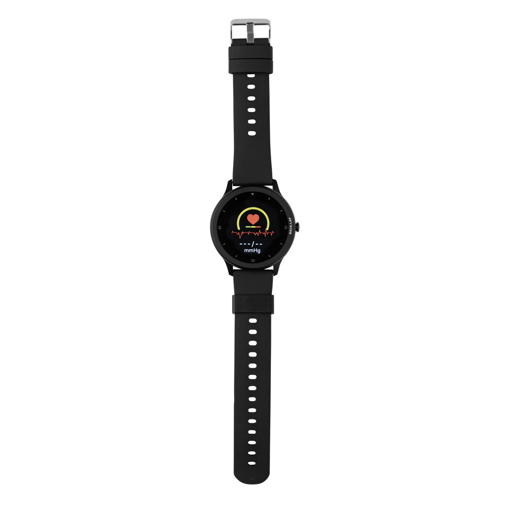 Swiss Peak Tech Smart watch in TPU riciclato smartwatch nero IPX68