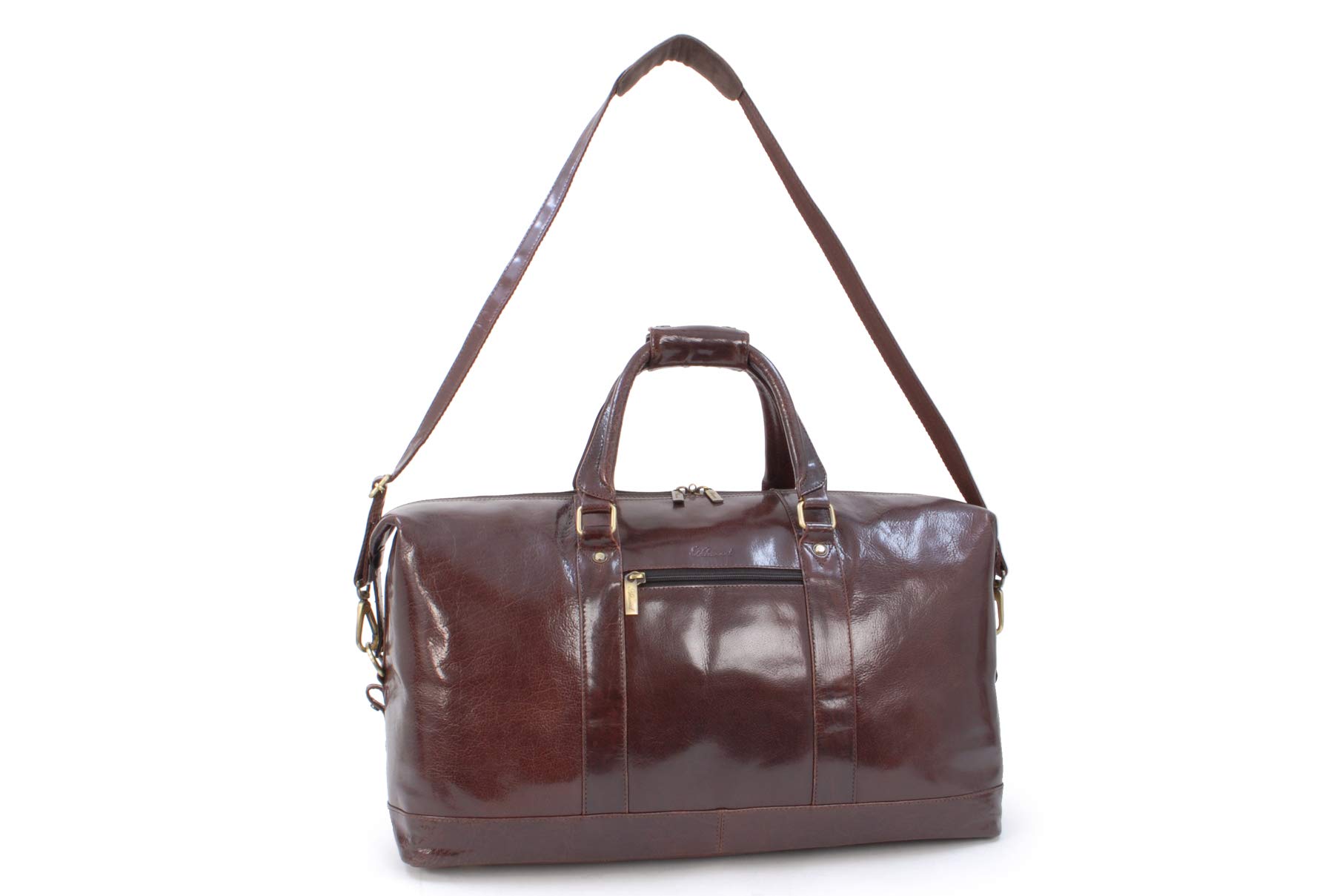 Ashwood Holdalls 2070 borsone da viaggio cognac marrone in pelle