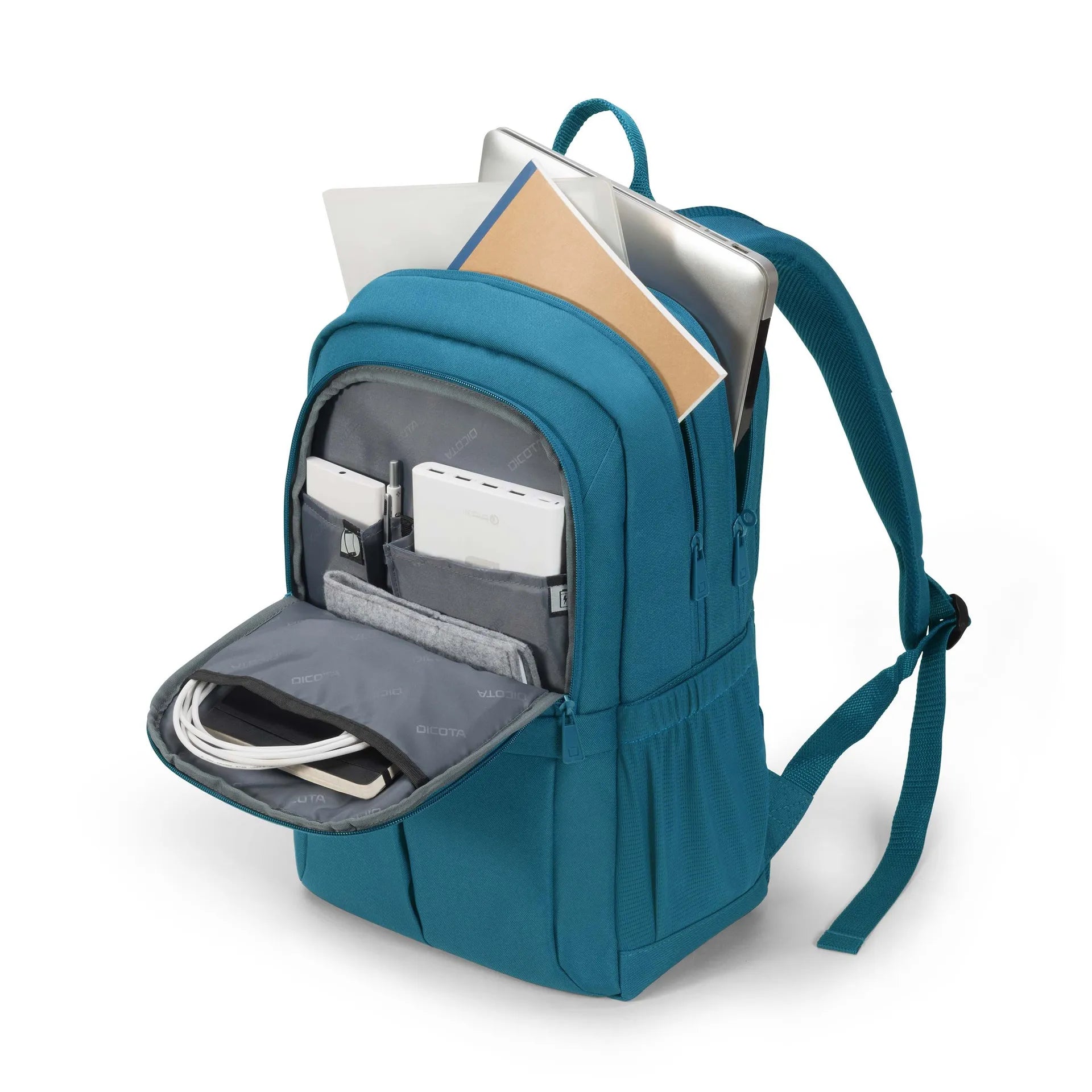 BASE XXO Zaini Eco Backpack SCALE 13-15.6 zaino blu per laptop in PET riciclato