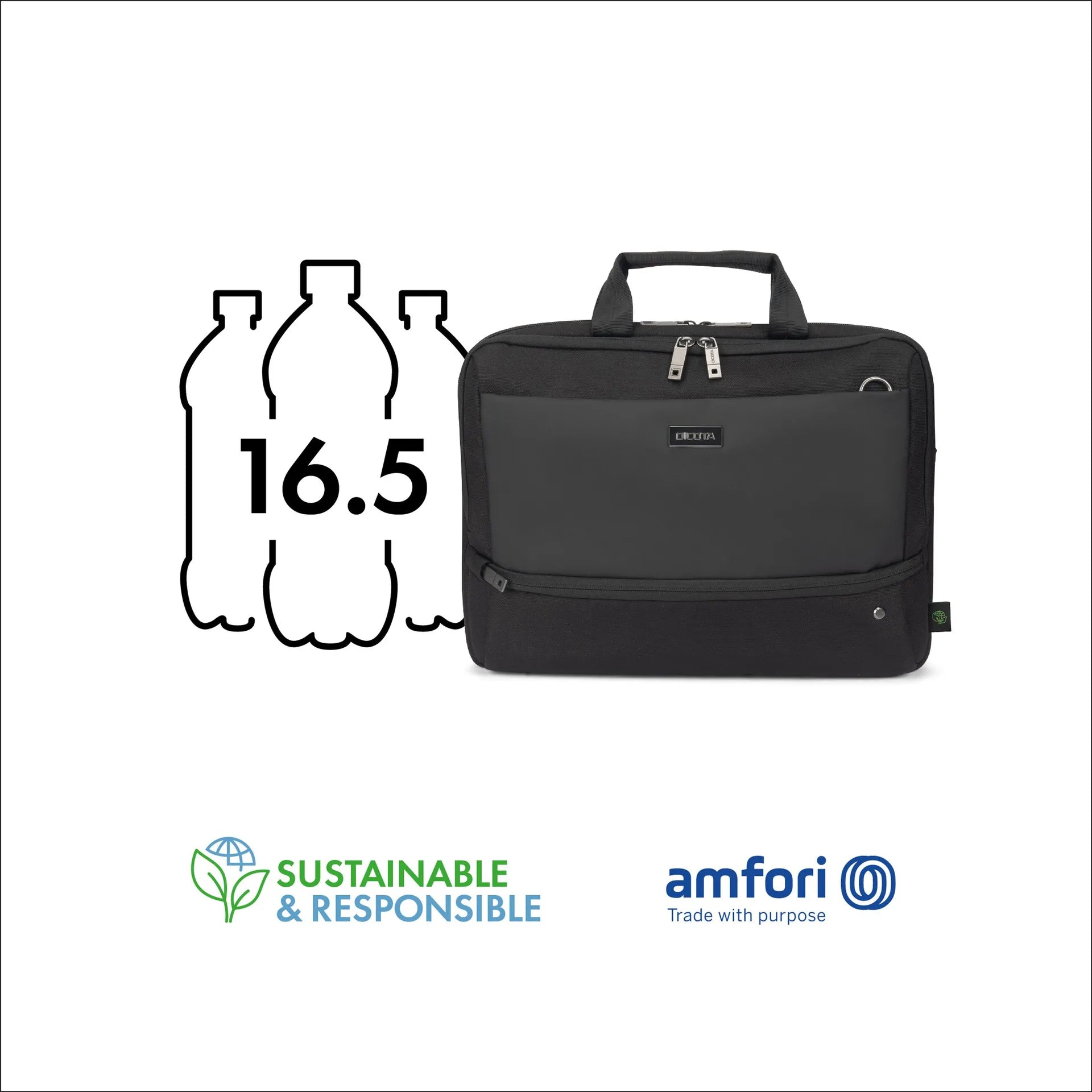 BASE XXO Laptop Bags Slim Case FIVE 12-14 custodia laptop 12-14 in PET riciclato