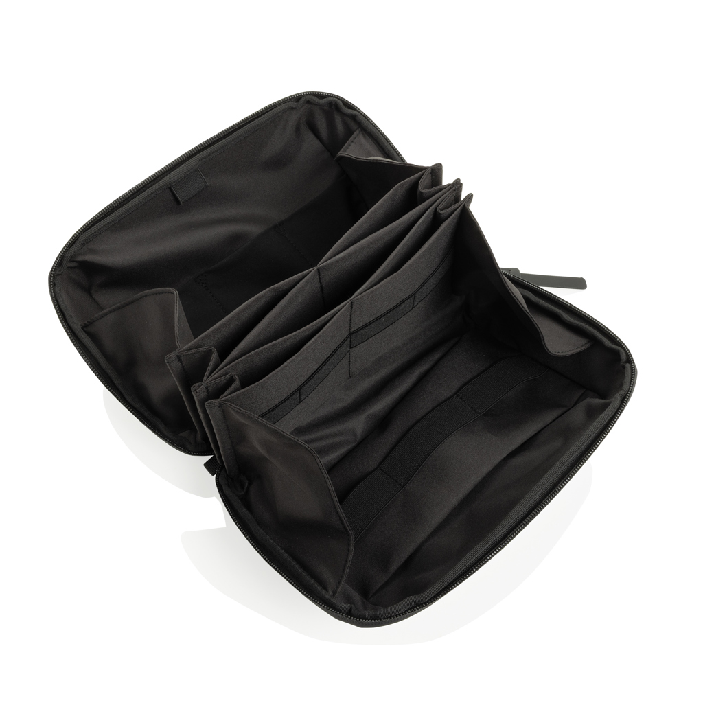 Swiss Peak OSLO pochette da viaggio nera 24×11×16 cm, fodera lavabile