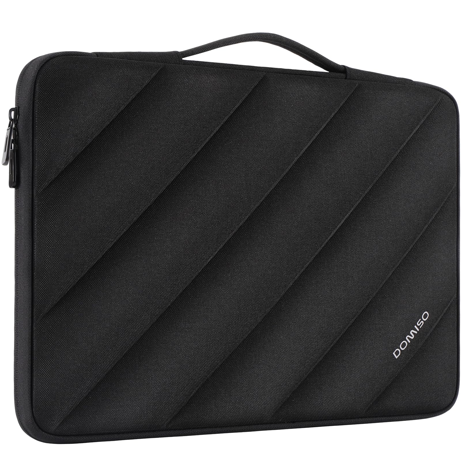 Domiso Laptop Sleeve 17,3 pollici custodia nera impermeabile