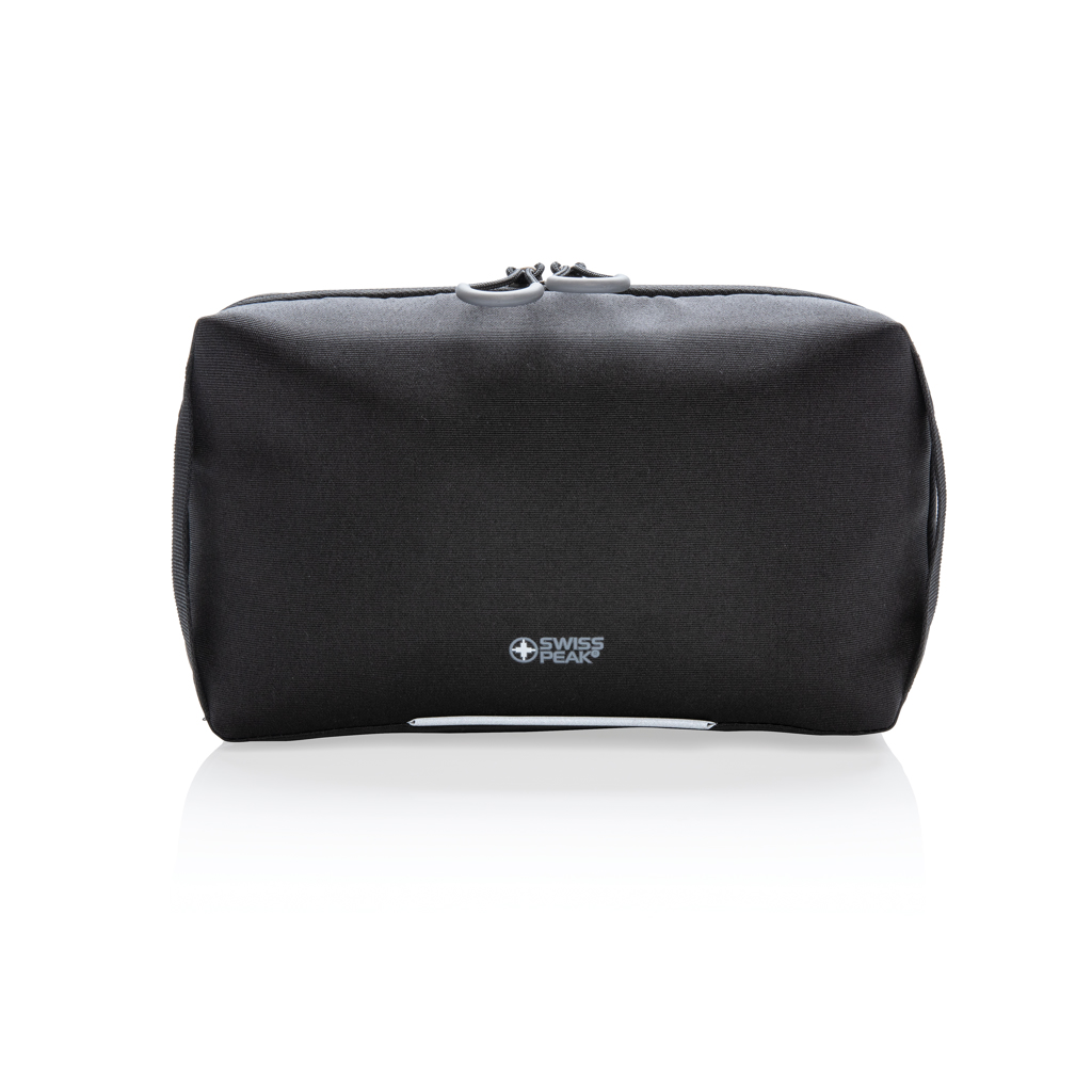 Swiss Peak Tech custodia tecnica AWARE™ nera per cavi riciclata