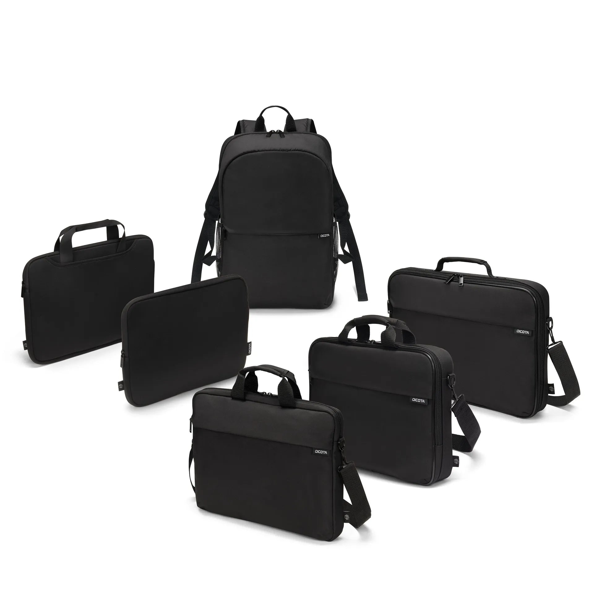 BASE XXO Laptop Bags Multi ONE 15-17.3 borsa laptop nera in PET riciclato