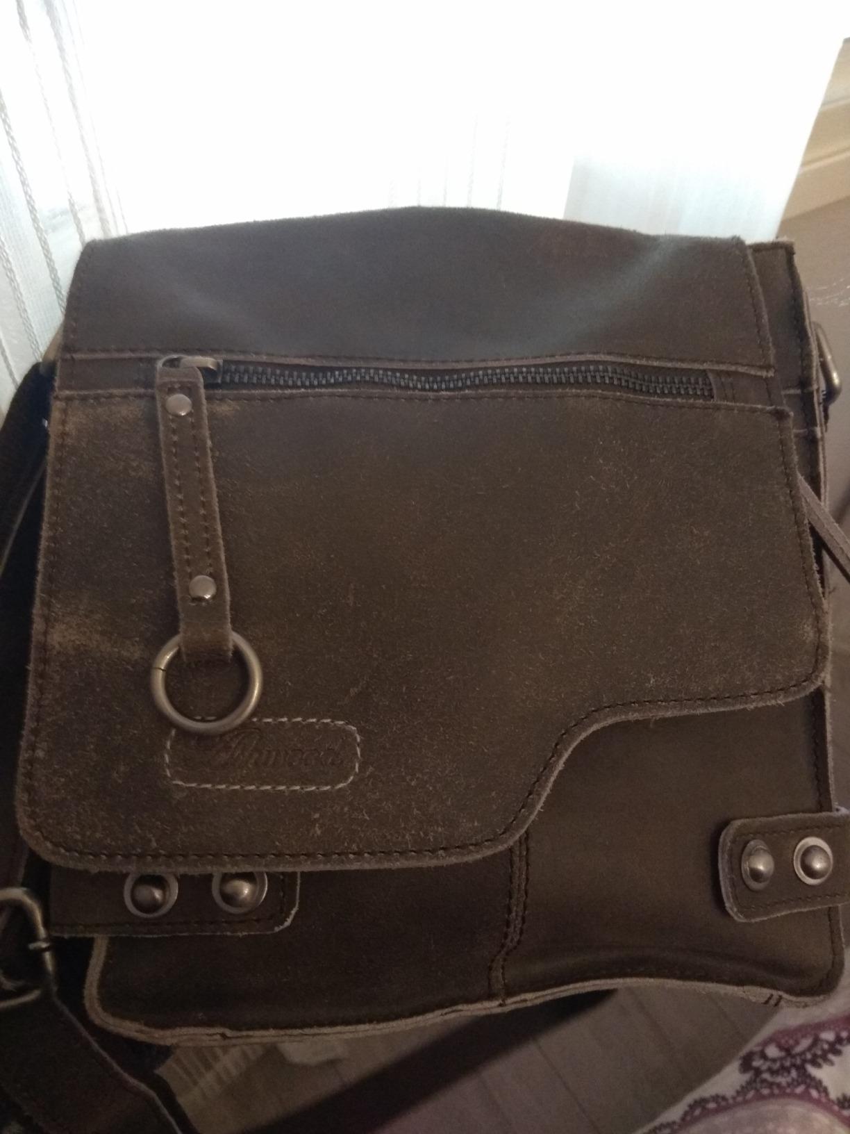 Ashwood Man Bags & Briefcases Camden 8351 borsa messenger Marrone compatta