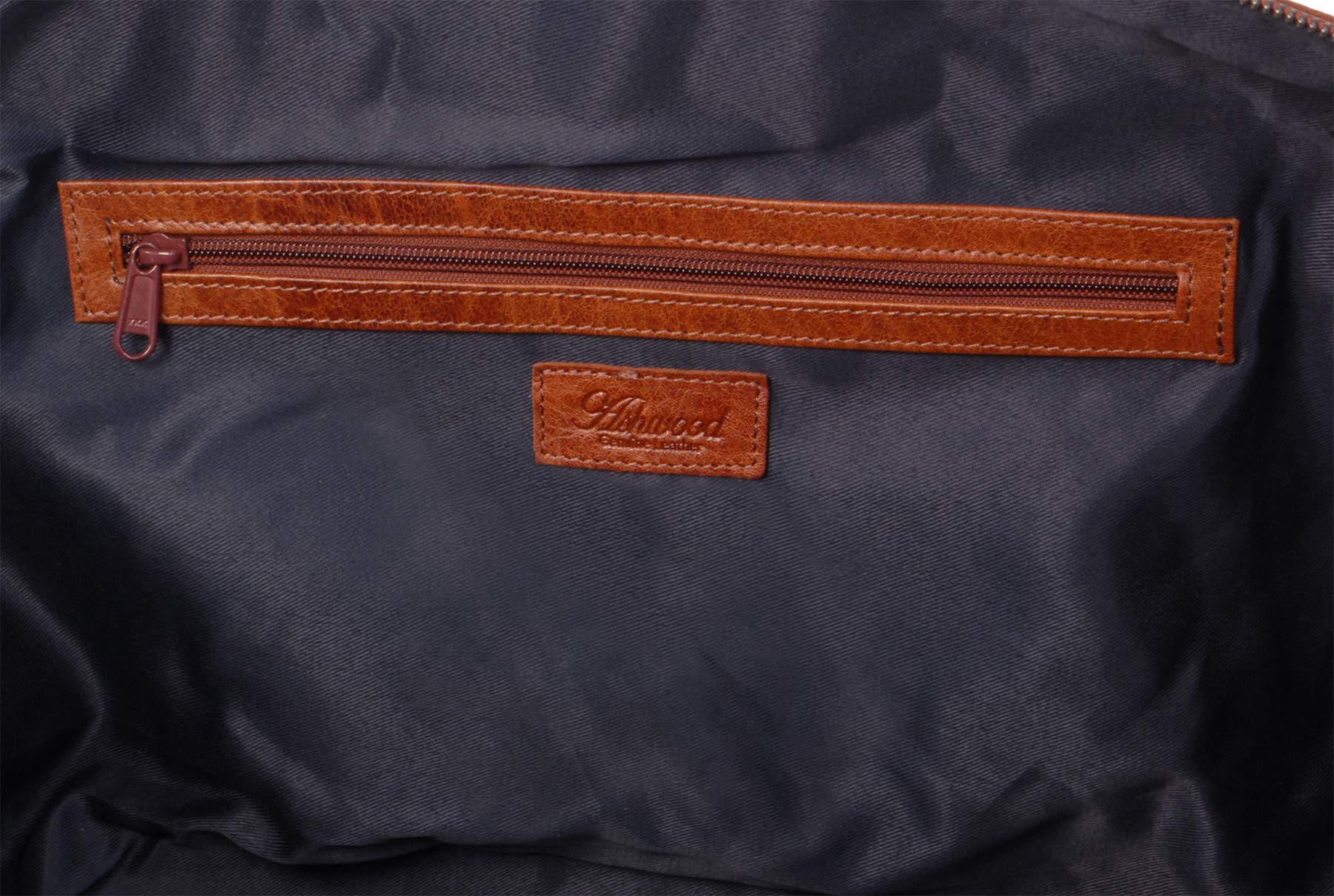 Ashwood Holdalls F-87 borsone da viaggio miele marrone in pelle vintage