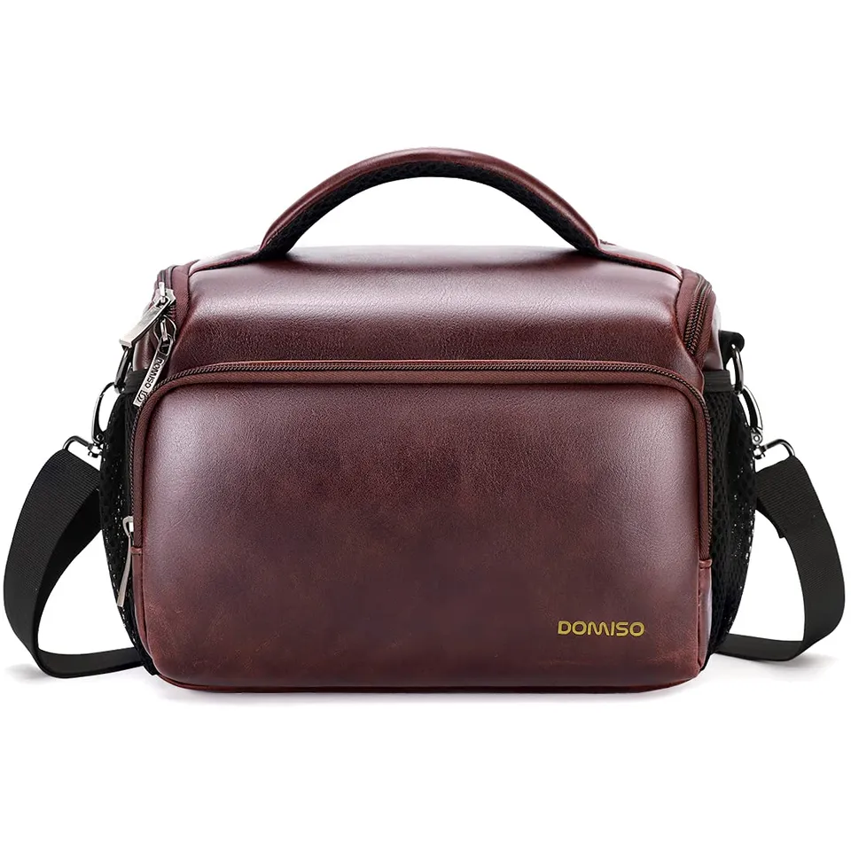 Domiso DSLR Camera Bag borsa fotocamera Reflex Vino resistente all'acqua