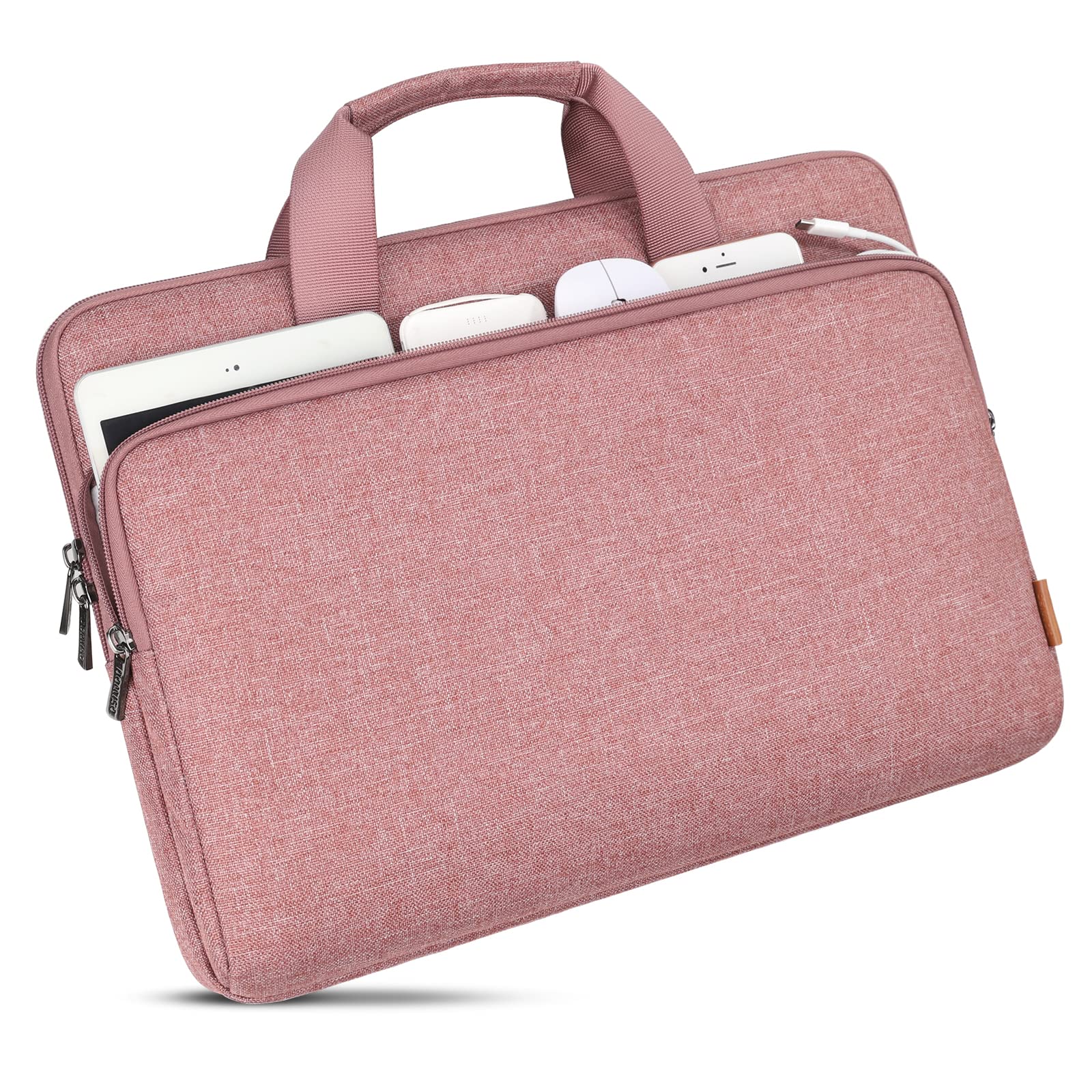Domiso Laptop Sleeve 17,3" custodia laptop rosa impermeabile