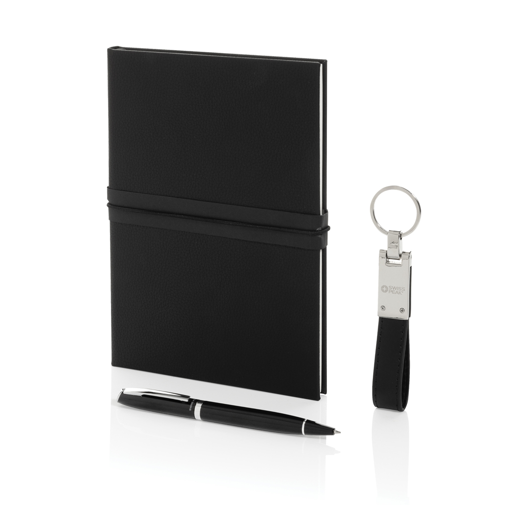 Swiss Peak Ufficio & Scrittura business set regalo nero certificato RCS