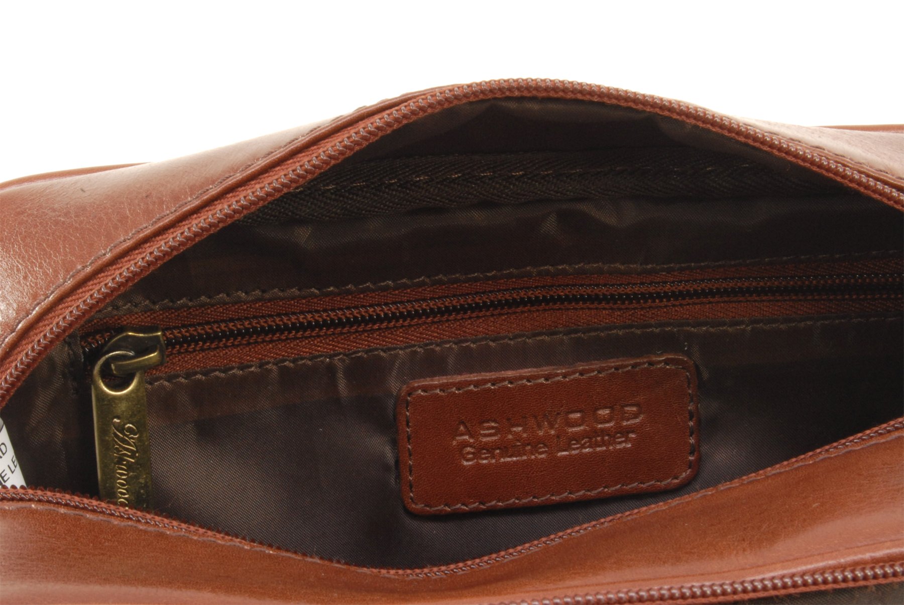 Ashwood Washbags Primavera-estate 21 beauty case M in pelle